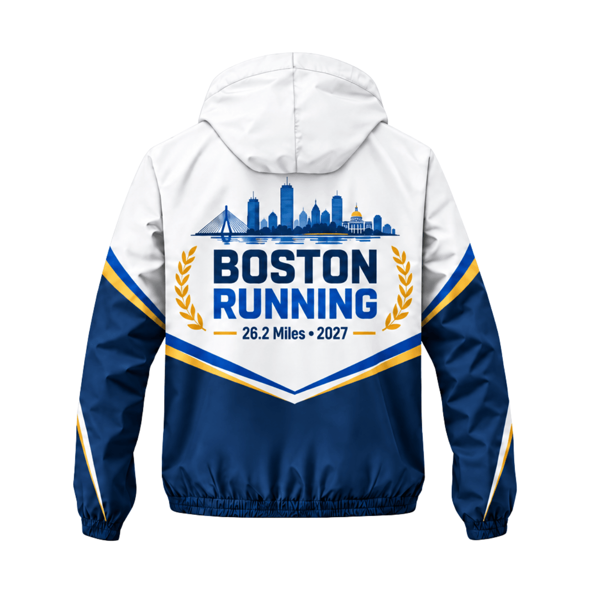 Boston Running 26.2 2027 Running Windbreaker Jacket