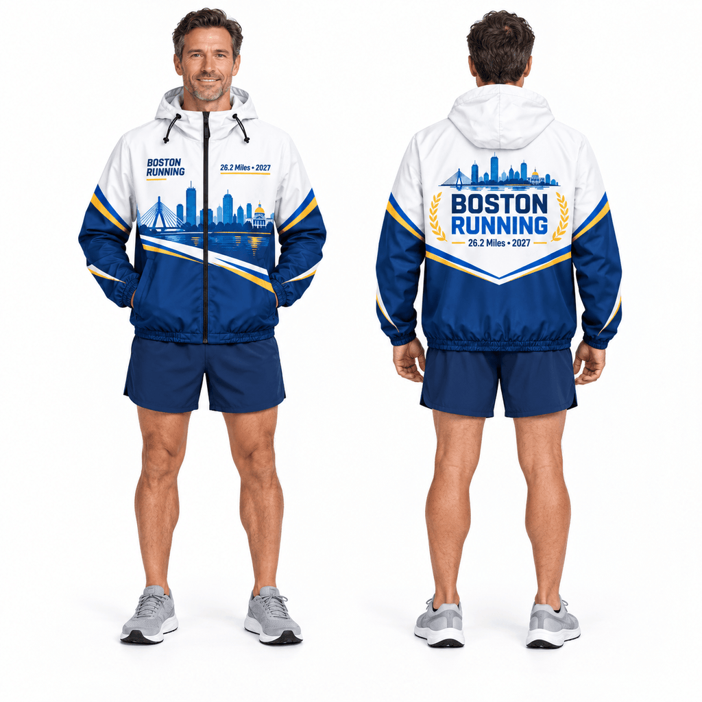 Boston Running 26.2 2027 Running Windbreaker Jacket
