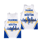 Boston Training Progress 2027 Running Singlet Unisex Marathon Tank Top