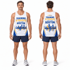 Boston Training Progress 2027 Running Singlet Unisex Marathon Tank Top
