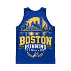 Boston Winged Shoe 2027 Running Singlet Unisex Marathon Tank Top
