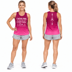 Breast Cancer Running Tank Top Everything To Me Running Singlet for Men and Women