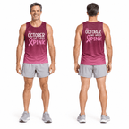 Breast Cancer Running Tank Top In October We Wear Pink Running Singlet for Men and Women