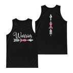 Breast Cancer Running Tank Top Warrior Ribbon Running Singlet for Men and Women