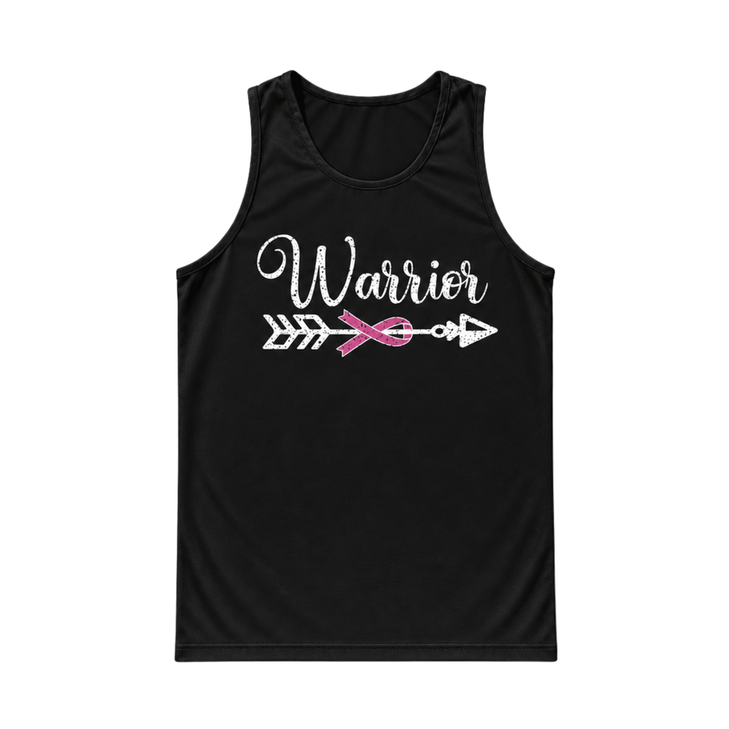 Breast Cancer Running Tank Top Warrior Ribbon Running Singlet for Men and Women