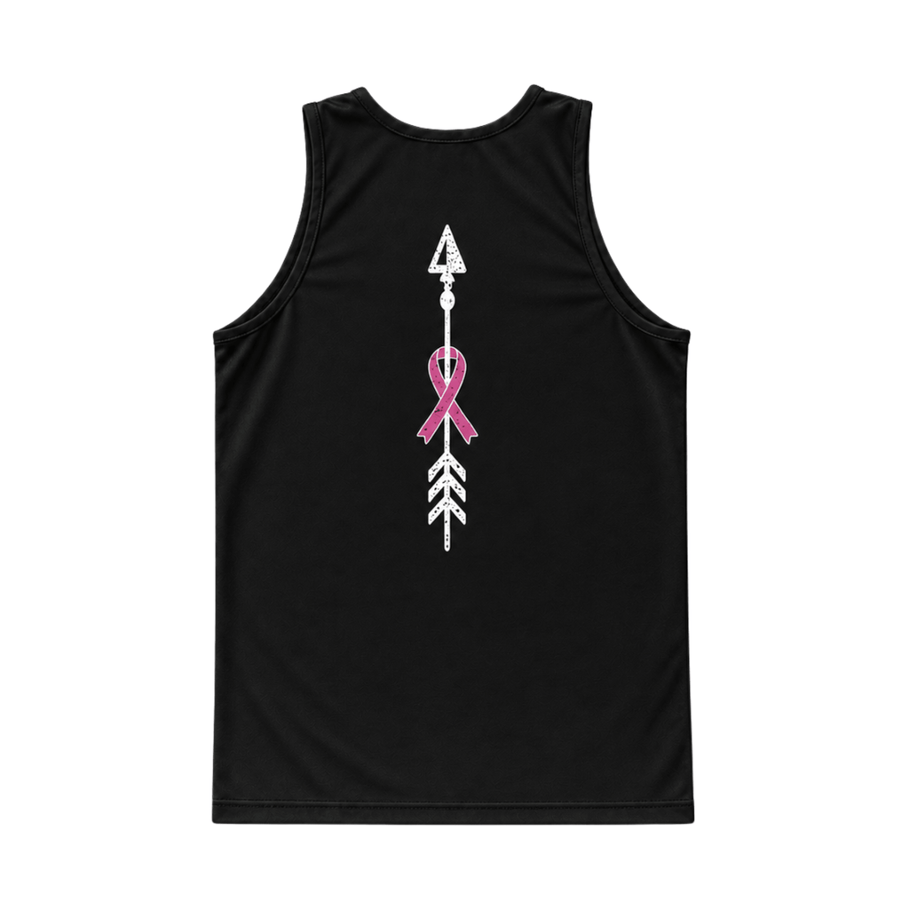 Breast Cancer Running Tank Top Warrior Ribbon Running Singlet for Men and Women