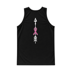 Breast Cancer Running Tank Top Warrior Ribbon Running Singlet for Men and Women
