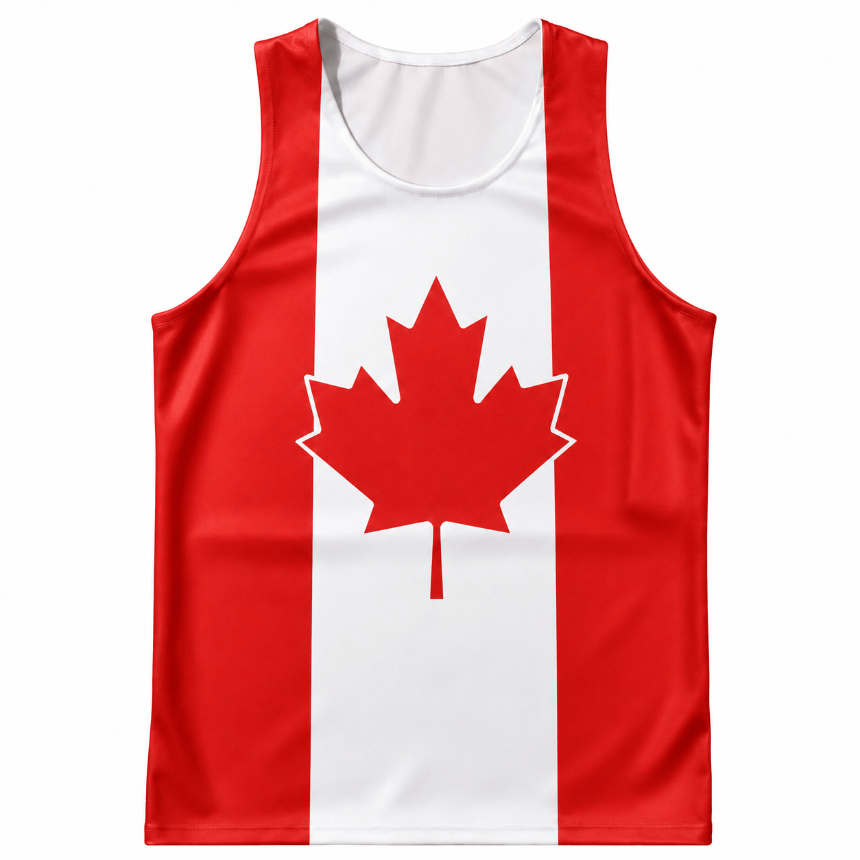 Canada Running Tank Top Canada Flag Running Singlet for Men and Women