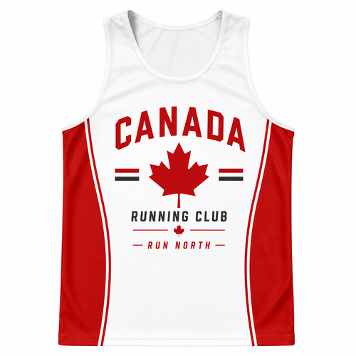 Canada Running Tank Top Canada Running Club Running Singlet for Men and Women