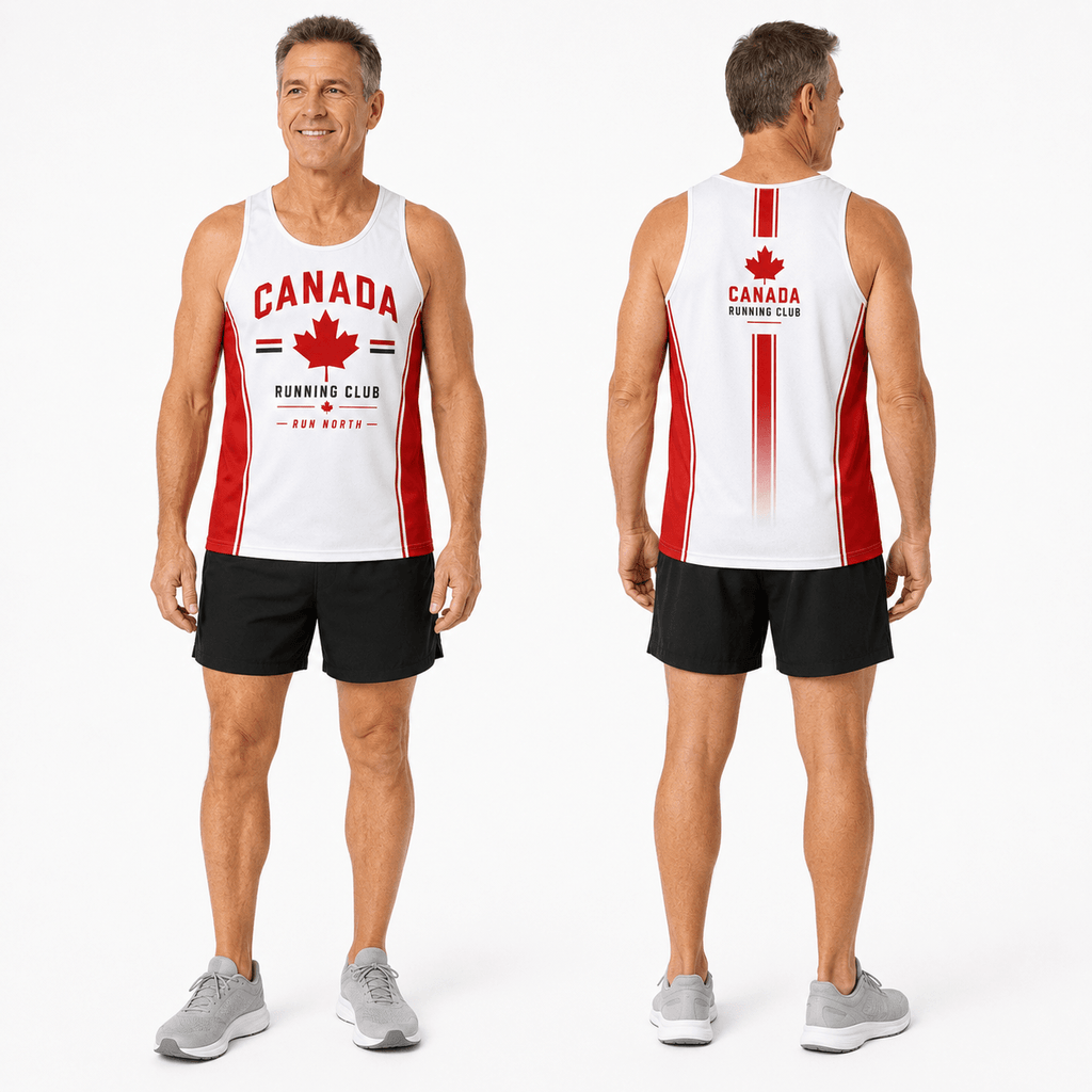 Canada Running Tank Top Canada Running Club Running Singlet for Men and Women