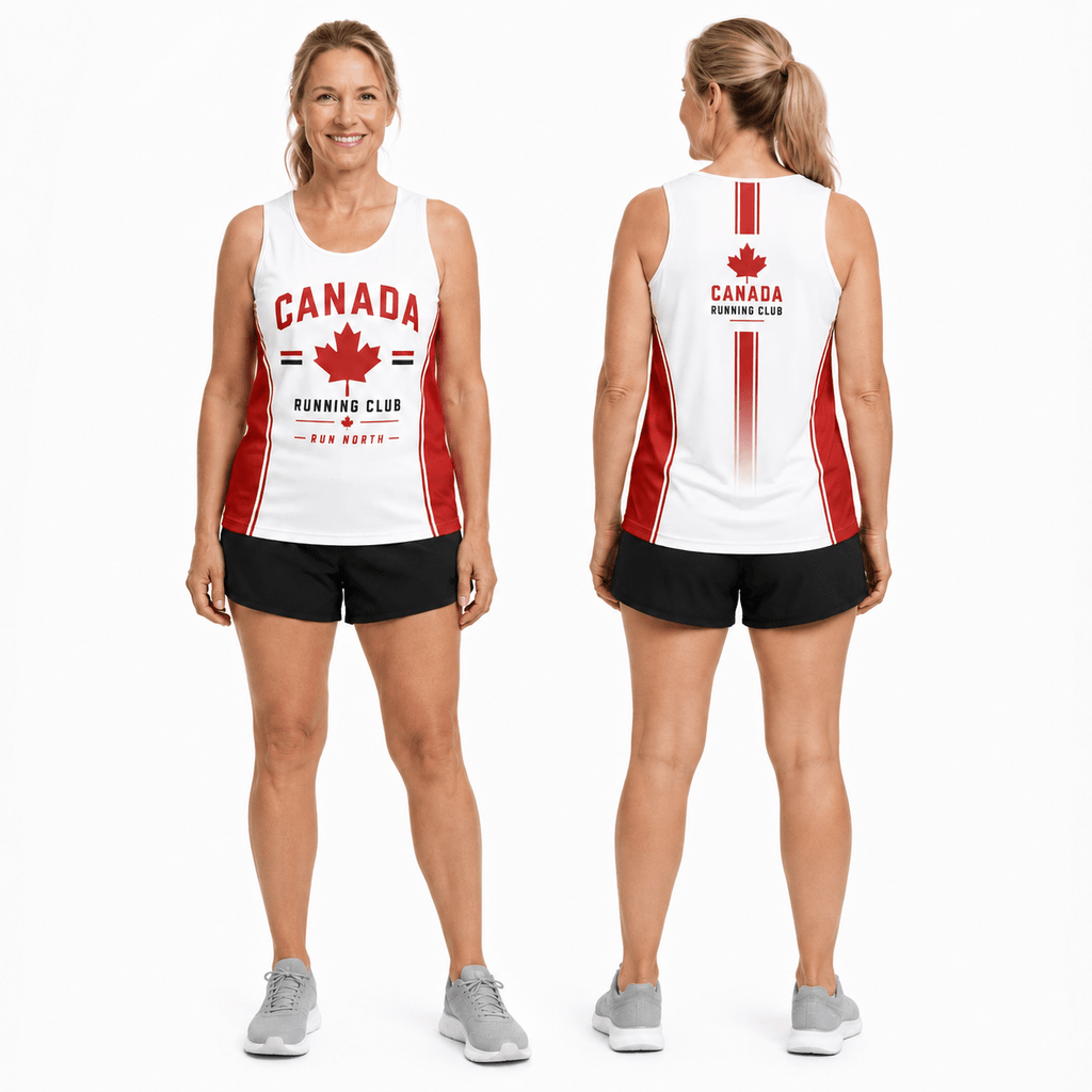 Canada Running Tank Top Canada Running Club Running Singlet for Men and Women