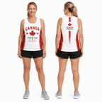 Canada Running Tank Top Canada Running Club Running Singlet for Men and Women