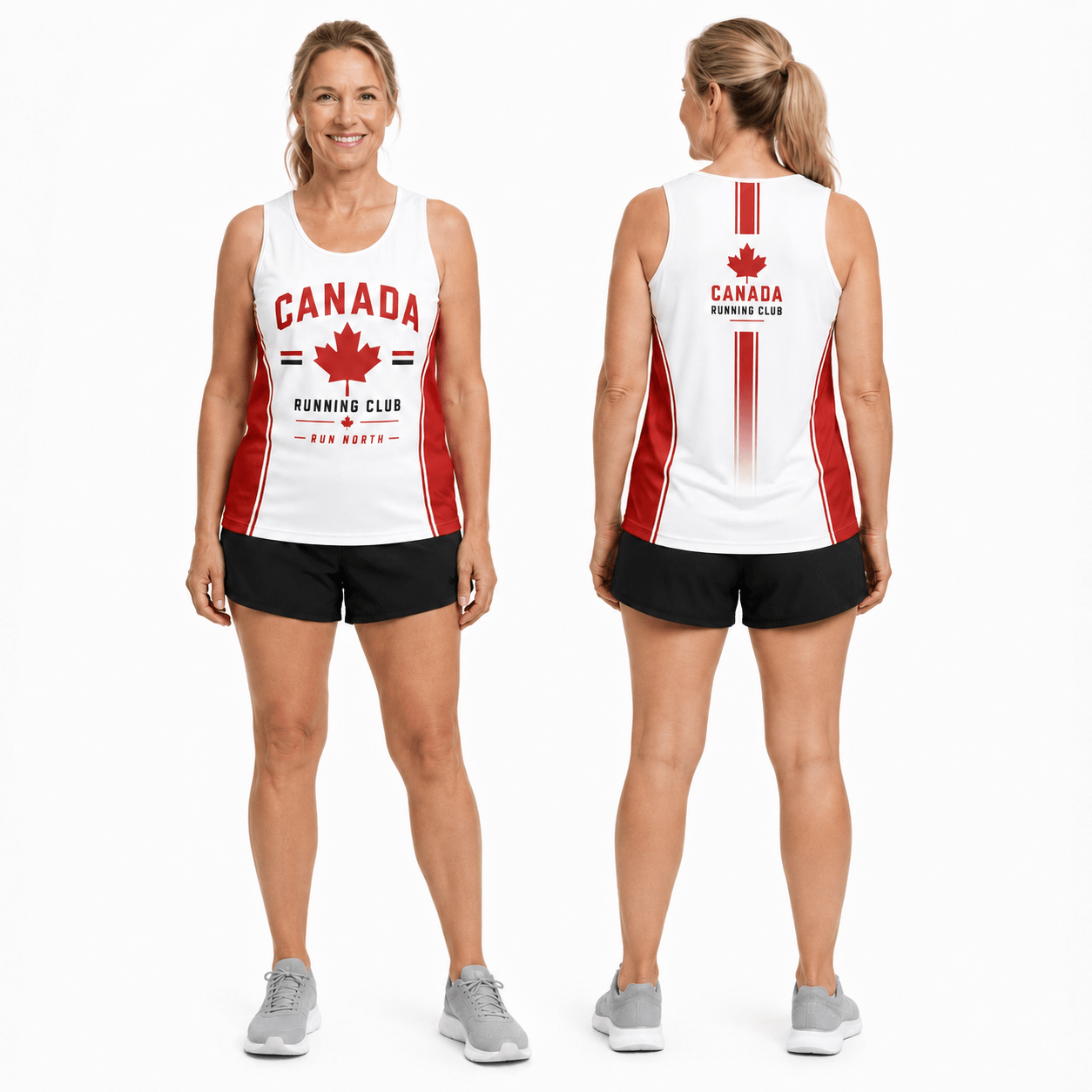 Canada Running Tank Top Canada Running Club Running Singlet for Men and Women