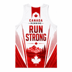 Canada Running Tank Top Maple Leaf Mountain Running Singlet for Men and Women