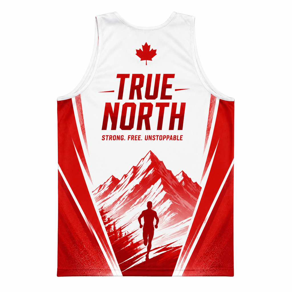 Canada Running Tank Top True North Runner Running Singlet for Men and Women