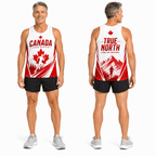 Canada Running Tank Top True North Runner Running Singlet for Men and Women