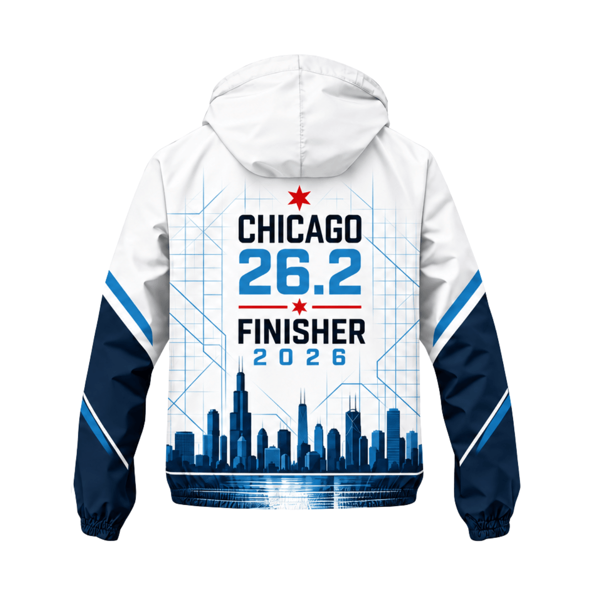 Chicago Running 26.2 Finisher 2026 Running Windbreaker Jacket