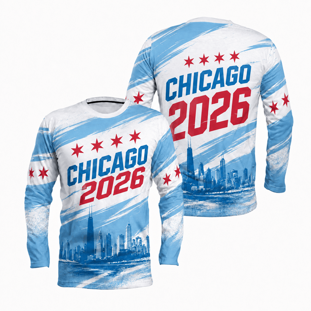 Chicago Running Long Sleeve Shirt 2026 Windy City Running Top for Men and Women