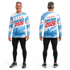 Chicago Running Long Sleeve Shirt 2026 Windy City Running Top for Men and Women