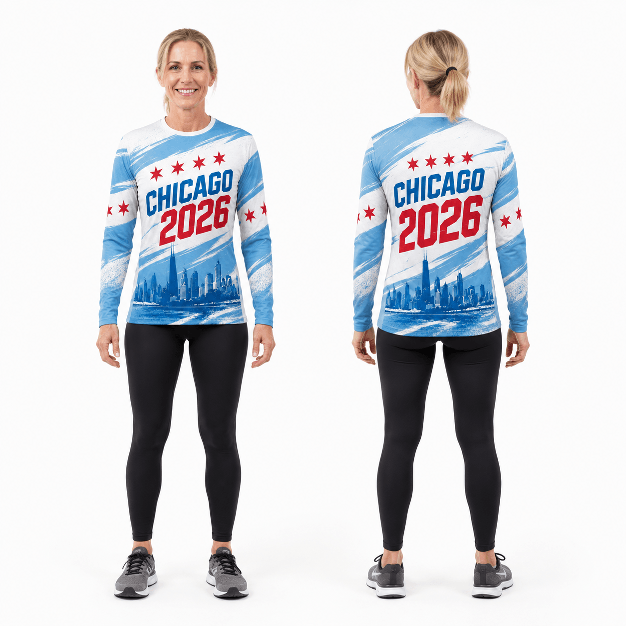Chicago Running Long Sleeve Shirt 2026 Windy City Running Top for Men and Women