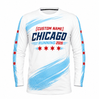 Chicago Running Long Sleeve Shirt Custom Name 2026 Running Top for Men and Women