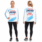 Chicago Running Long Sleeve Shirt Custom Name 2026 Running Top for Men and Women
