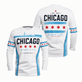 Chicago Running Long Sleeve Shirt Lakefront Miles Running Top for Men and Women