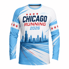 Chicago Running Long Sleeve Shirt Race 2026 Running Top for Men and Women