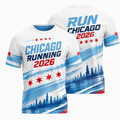 Chicago Running T-Shirt Run Chicago 2026 Running Tee for Men and Women