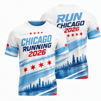 Chicago Running T-Shirt Run Chicago 2026 Running Tee for Men and Women
