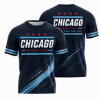 Chicago Running T-Shirt Windy City Running Tee for Men and Women