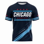 Chicago Running T-Shirt Windy City Running Tee for Men and Women