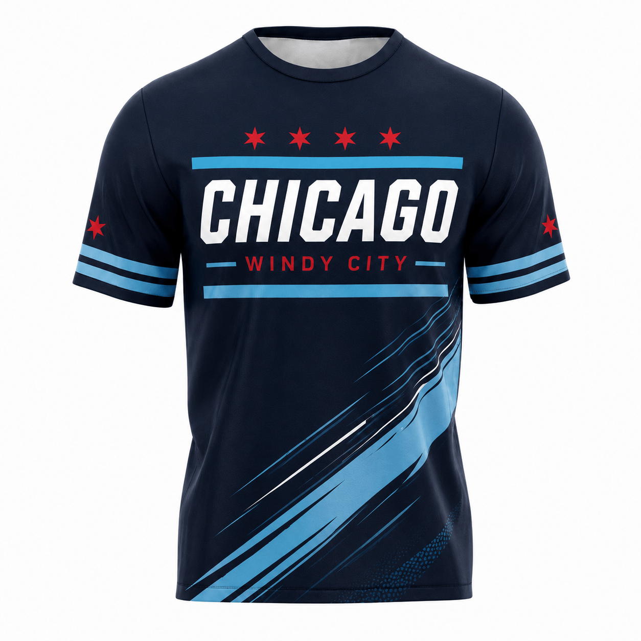 Chicago Running T-Shirt Windy City Running Tee for Men and Women