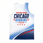 Chicago Running Tank Top Custom Name 2026 Chicago Speedwave Running Singlet for Men and Women