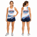 Chicago Running Tank Top Custom Name 2026 Chicago Speedwave Running Singlet for Men and Women