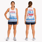 Chicago Running Tank Top Custom Name 26.2 2026 Running Singlet for Men and Women