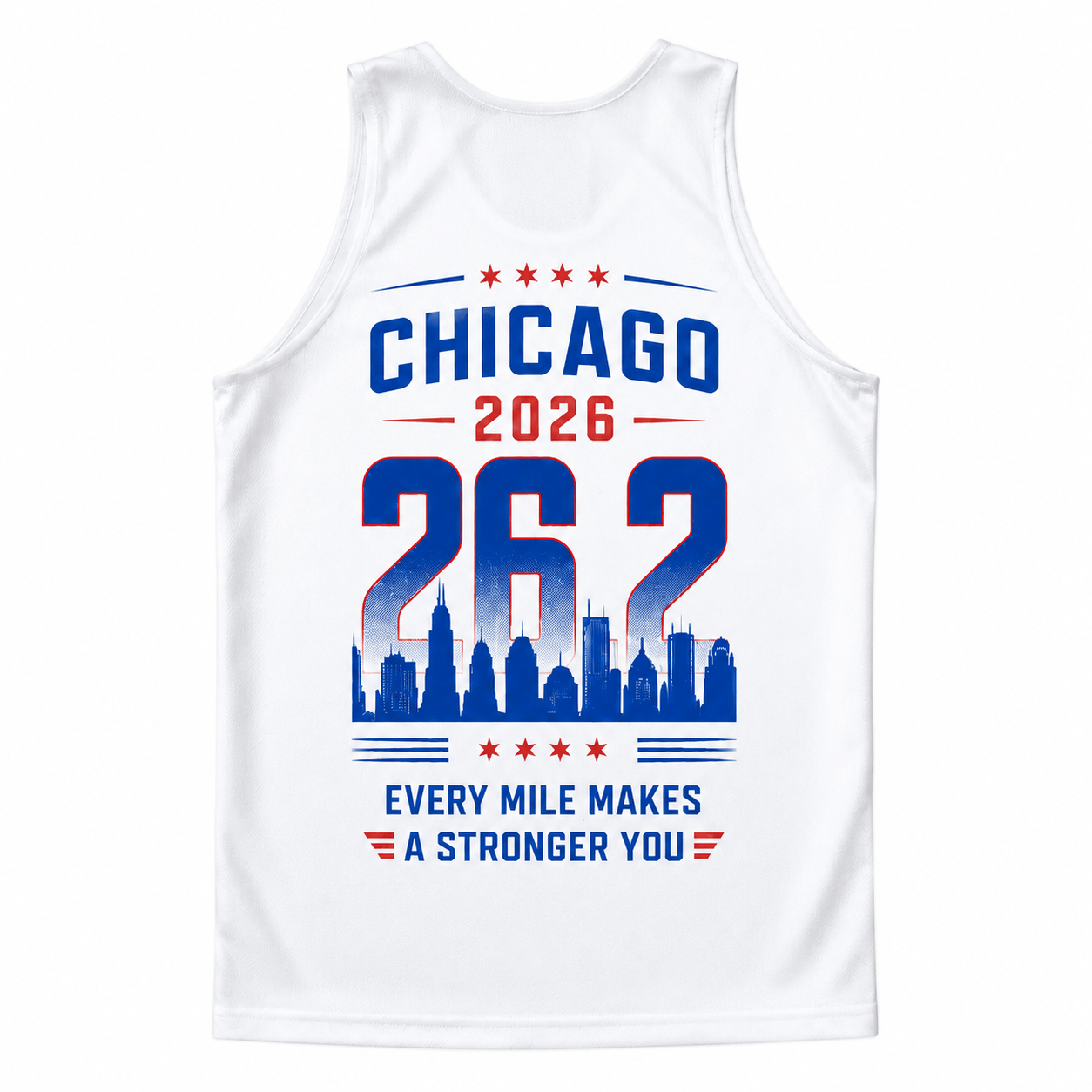 Chicago Running Tank Top Training 26.2 Running Singlet for Men and Women