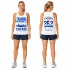 Chicago Running Tank Top Training 26.2 Running Singlet for Men and Women