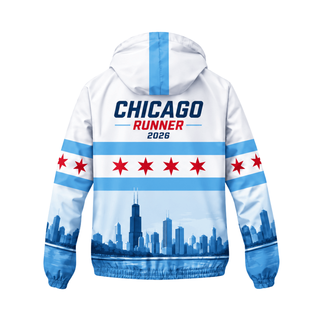 Chicago Running Windbreaker Jacket Lakefront Runner Running Jacket for Men and Women