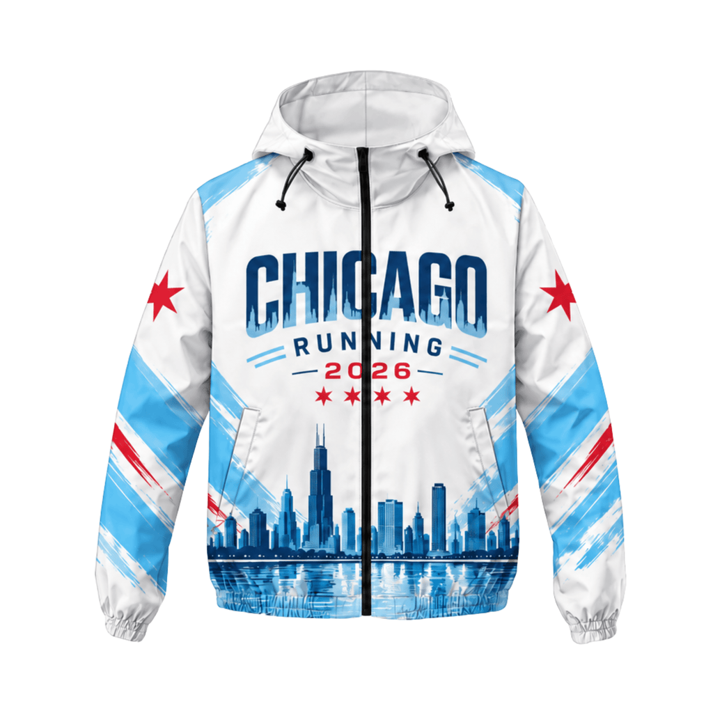 Chicago Running Windbreaker Jacket City Motion Running Jacket for Men and Women