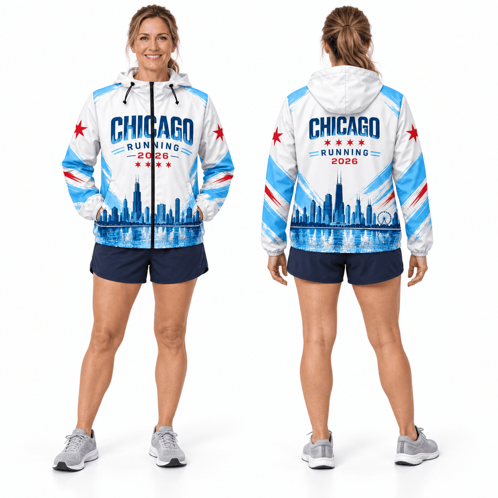 Chicago Running Windbreaker Jacket City Motion Running Jacket for Men and Women