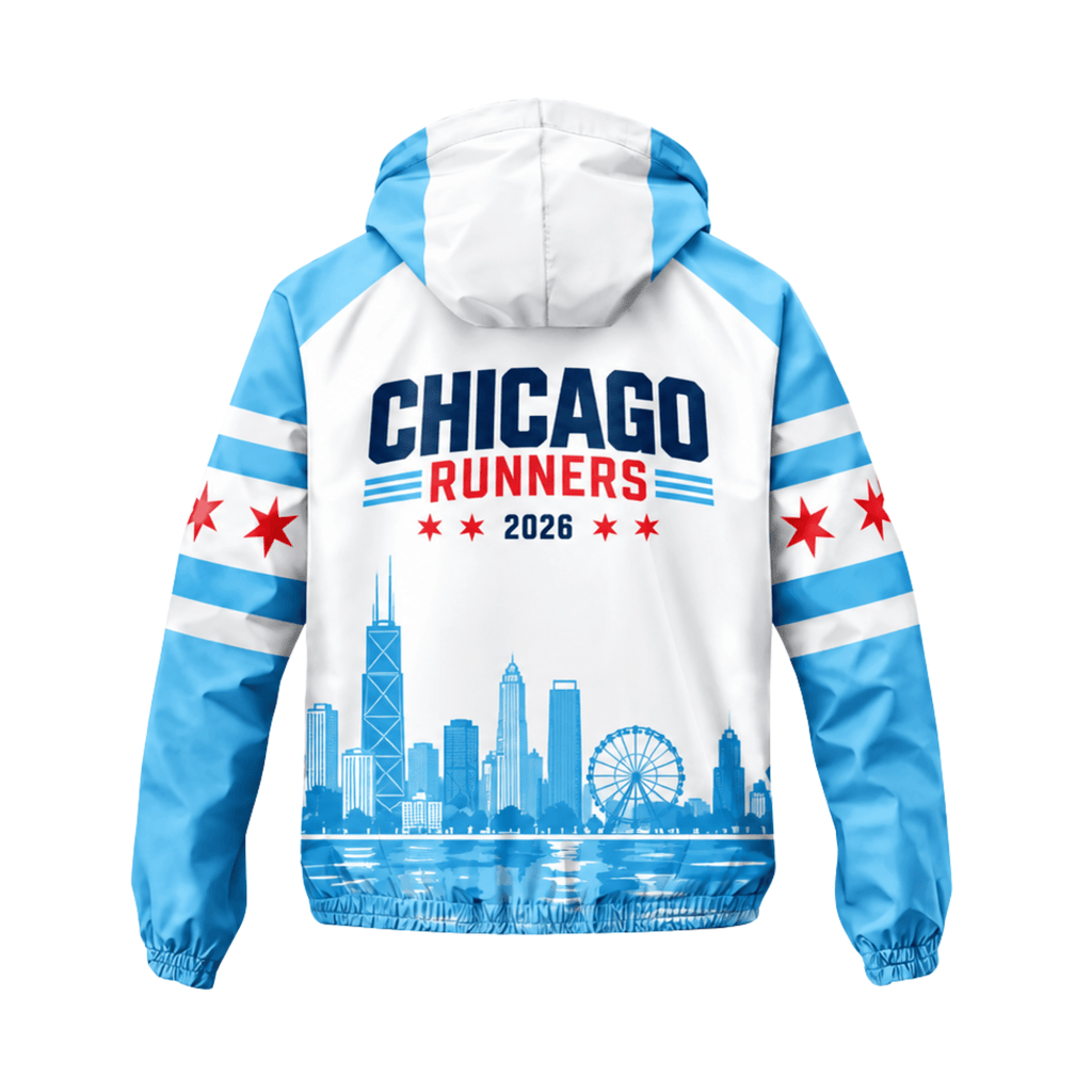 Chicago Running Windbreaker Jacket Lakeside Pulse Running Jacket for Men and Women