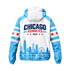 Chicago Running Windbreaker Jacket Lakeside Pulse Running Jacket for Men and Women