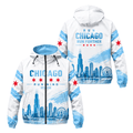 Chicago Running Windbreaker Jacket Run Further Running Jacket for Men and Women