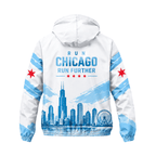 Chicago Running Windbreaker Jacket Run Further Running Jacket for Men and Women