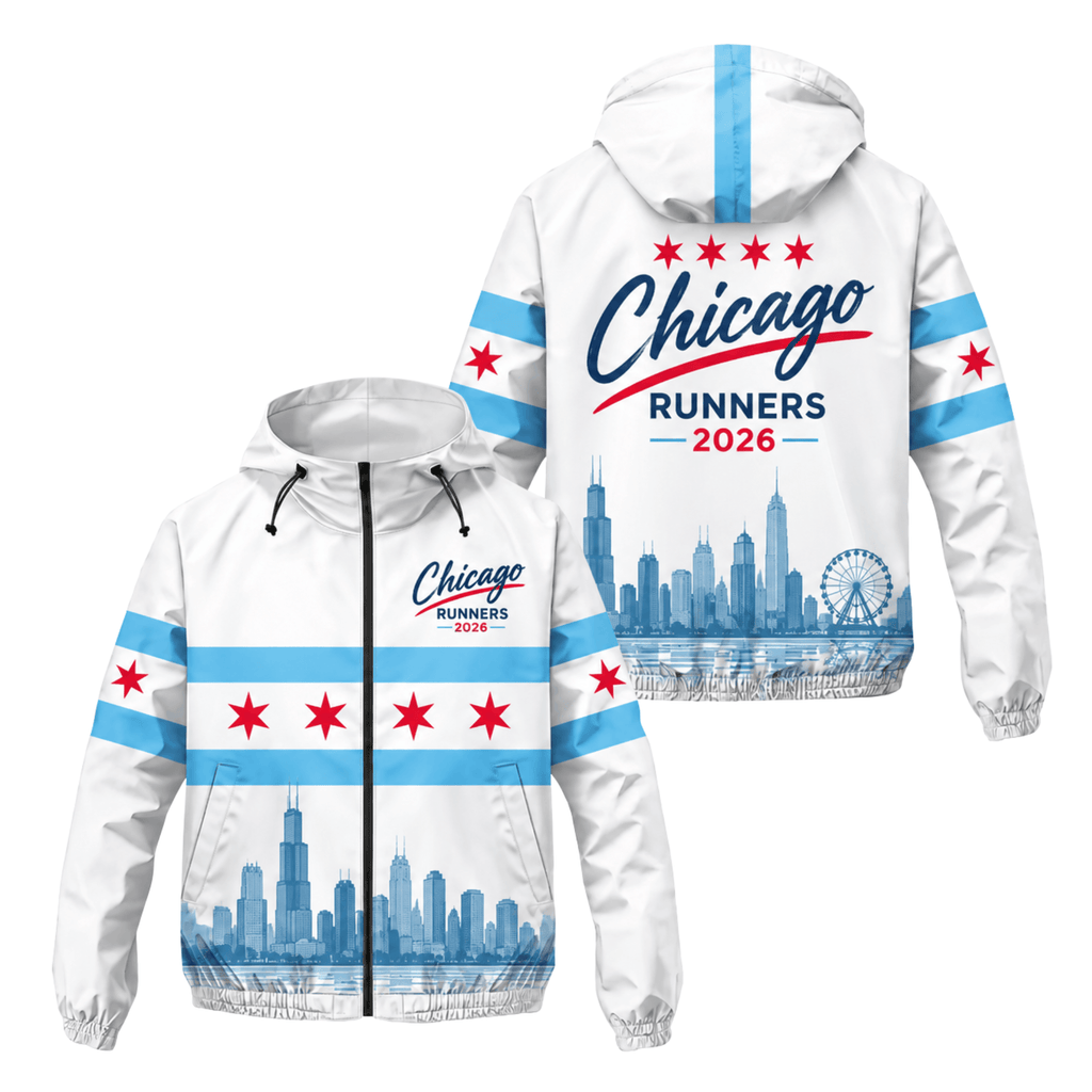 Chicago Running Windbreaker Jacket Runners 2026 Running Jacket for Men and Women