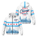 Chicago Running Windbreaker Jacket Runners 2026 Running Jacket for Men and Women