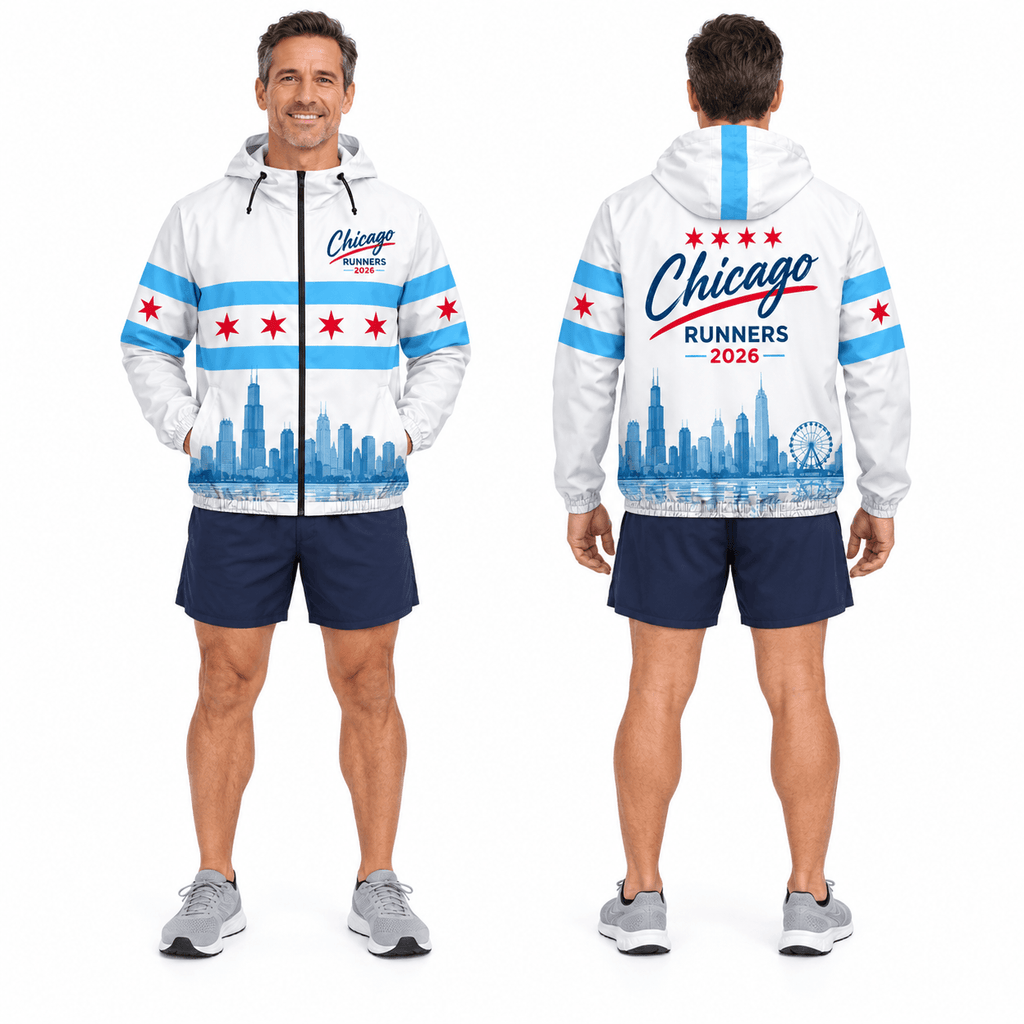 Chicago Running Windbreaker Jacket Runners 2026 Running Jacket for Men and Women
