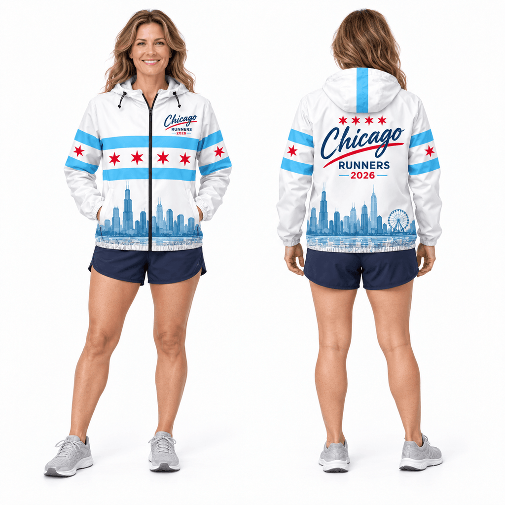 Chicago Running Windbreaker Jacket Runners 2026 Running Jacket for Men and Women