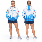 Chicago Running Windbreaker Jacket Skyline Breeze Running Jacket for Men and Women